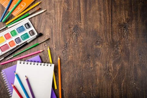 Back to school supplies Stock Photos