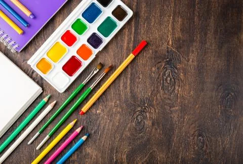 Back to school supplies Stock Photos