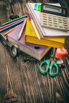 Back to school supplies Stock Photos
