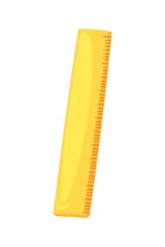 Back to school supply ruler icon Stock Illustration