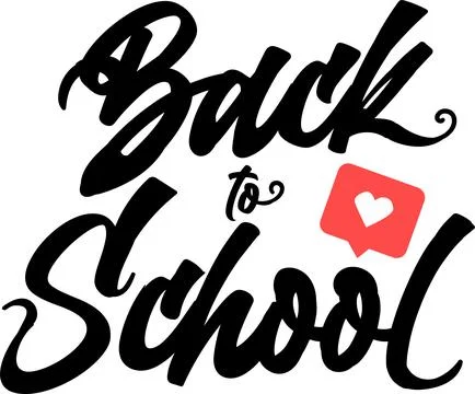 Back to school symbol element, vector illustration Stock Illustration