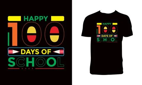 Back To School T Shirt Design Stock Illustration