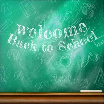 Back to school template design. plus EPS10 Stock Illustration