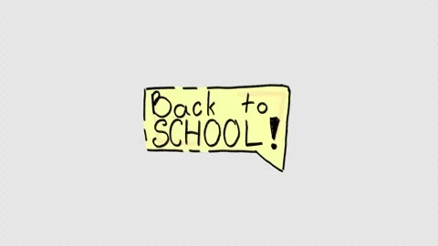 Back To School Text Stock Footage 313890399
