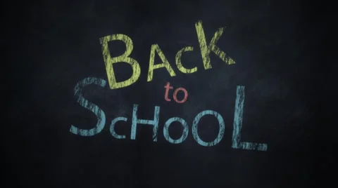 Back to School Text Stinger Vídeos de archivo 66112728