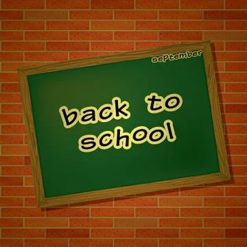 Back to school theme Illustrazione stock