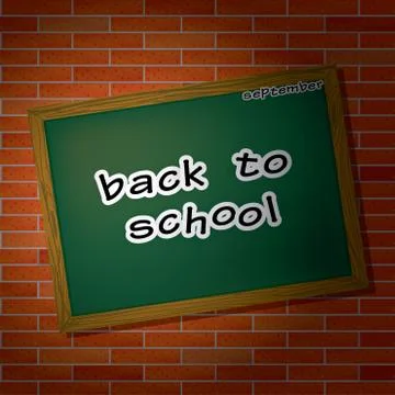 Back to school theme Stock Illustration