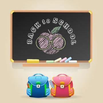 Back to School Theme Illustrazione stock