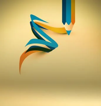 Back to school theme image Stock Illustration