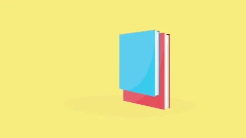 Back to school time with books and schoolbag Stock Footage 136224563