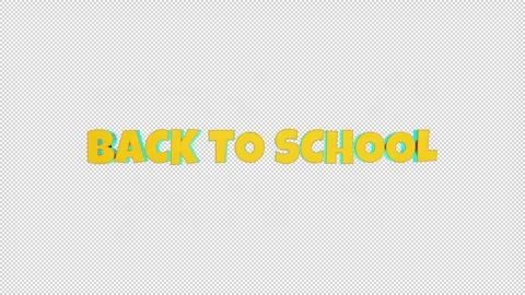 Back to School Titles Pack Stock Footage 313788487