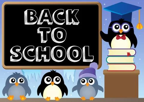 Back to school topic Stock Illustration