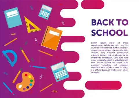 Back to School Typographic Elements - Vintage Style Back to School Super Sale Stock Illustration