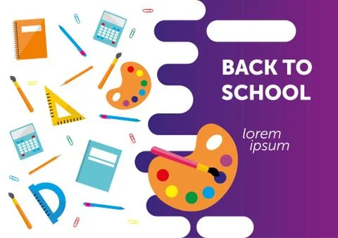 Back to School Typographic Elements - Vintage Style Back to School Super Sale Stock Illustration