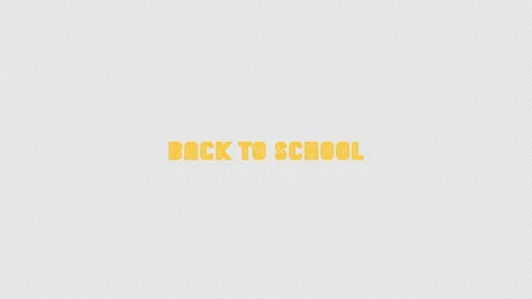Back to school typography animation Stock-Footage 170946166