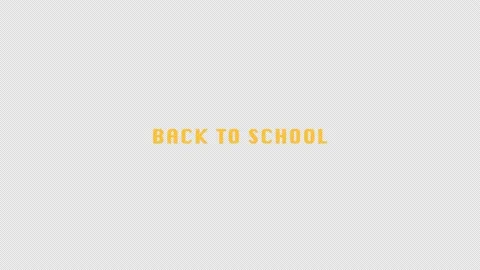 Back to school typography animation Stock Footage 170946225