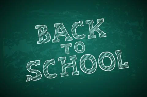 Back to school vector background Illustrazione stock