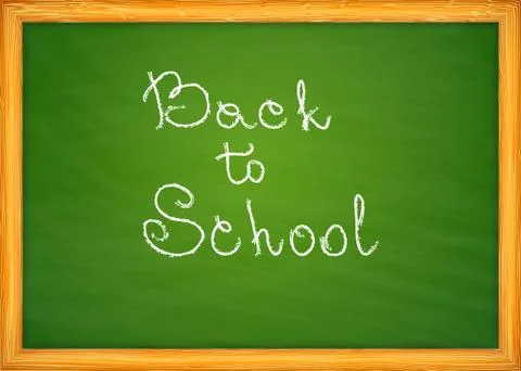 Back to school vector background Stock Illustration