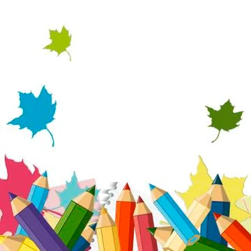 Back to School Vector Design element Stock Illustration