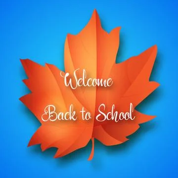 Back to school. Vector education illustration of Back To School handwritten Stock Illustration