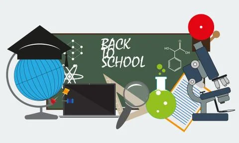 Back to school. vector format Stock Illustration