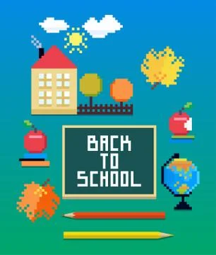 Back to school vector Stock Illustration