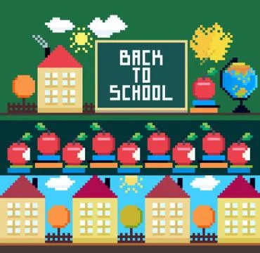 Back to school vector Stock Illustration