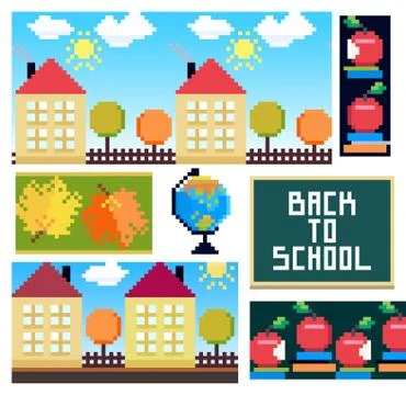 Back to school vector Stock Illustration