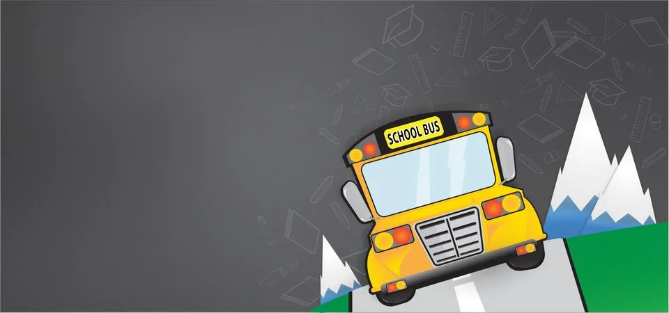 The back to school vector image for education content. Stock Illustration