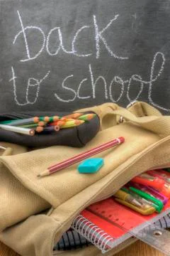 Back to school vertical Stock Photos