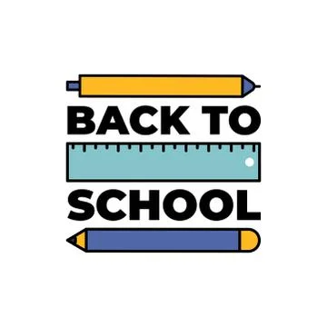 Back to school web banner, colorful pencils illustration. EPS10 vector. Stock Illustration