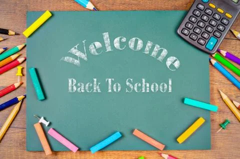 Back to school word. 库存照片