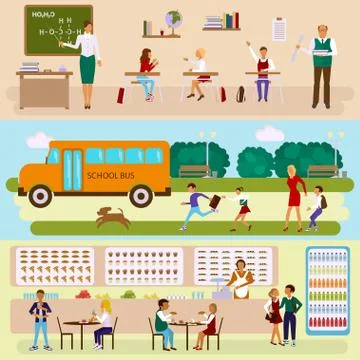 Back to scool concept Illustrazione stock