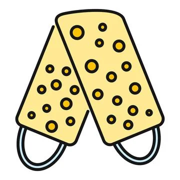 Back scrubber shower accessory applying skin exfoliation hygiene Stock Illustration