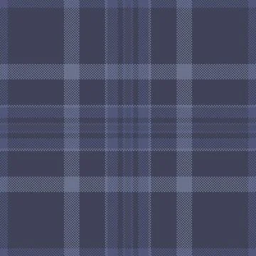 Back seamless pattern check, blue background vector textile. Row texture fa.. Stock Illustration