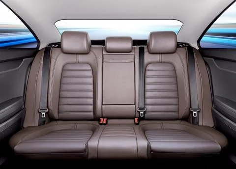 Back seat of car Stock Illustration