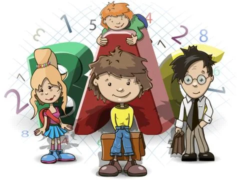 Back to shcool Stock Illustration