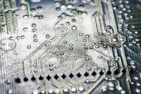 Back side of a circuits Stock Photos