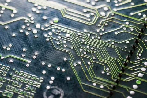 Back side of a circuits Stock Photos