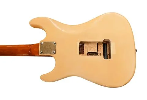 Back Side of  Electric Guitar Stock Photos