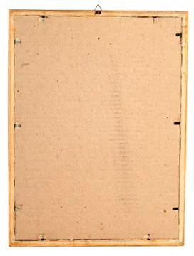 Back side on frame Stock Photos