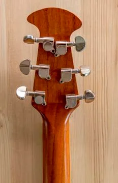 Back side guitar head Stock Photos
