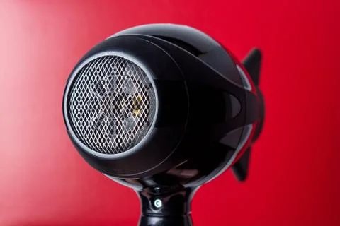 Back side of the hair dryer. Stock Photos