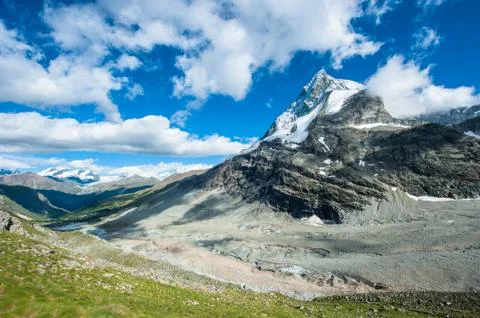 Back side of matterhorn Foto stock