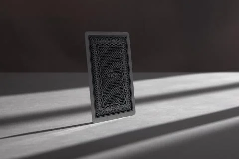 Back side of playing card. a dark background	 Stock Photos