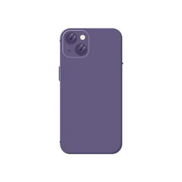 Back Side of Smartphone Flat Illustration. Clean Icon Design Element on Iso.. イラスト素材