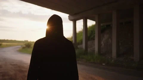 Back side of young man, free steps, 스톡 동영상 156750517