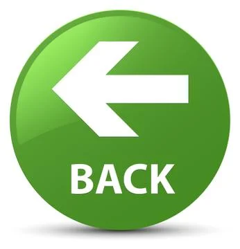 Back soft green round button Stock Illustration
