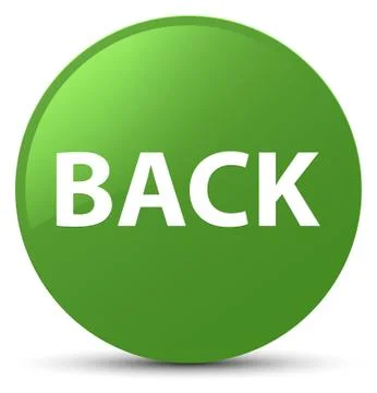 Back soft green round button Stock Illustration