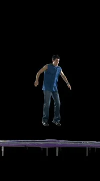 Back Somersault in 3/4 Stock Footage 79865